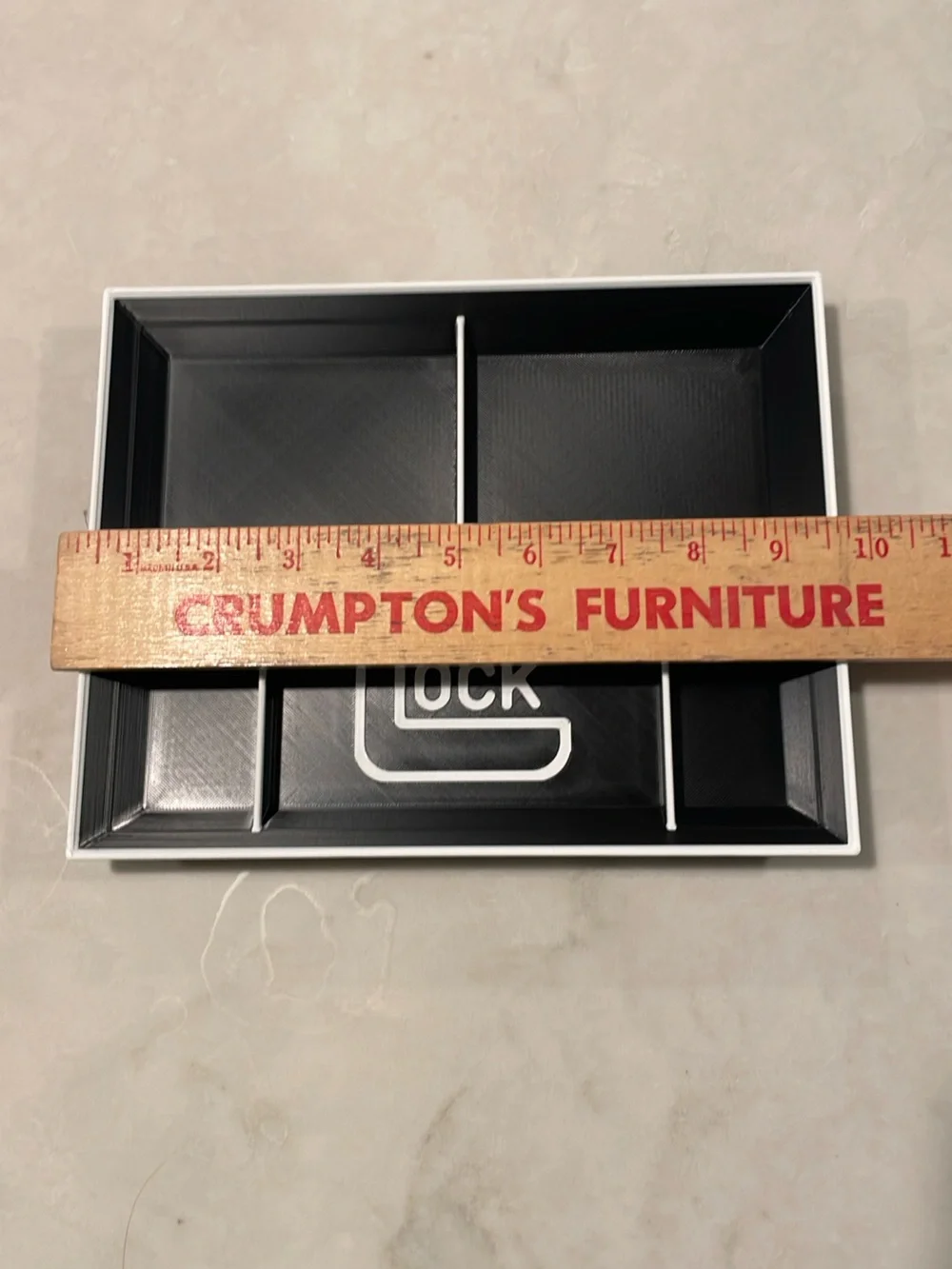 GLOCK Tray Organizer in Black with White Logo